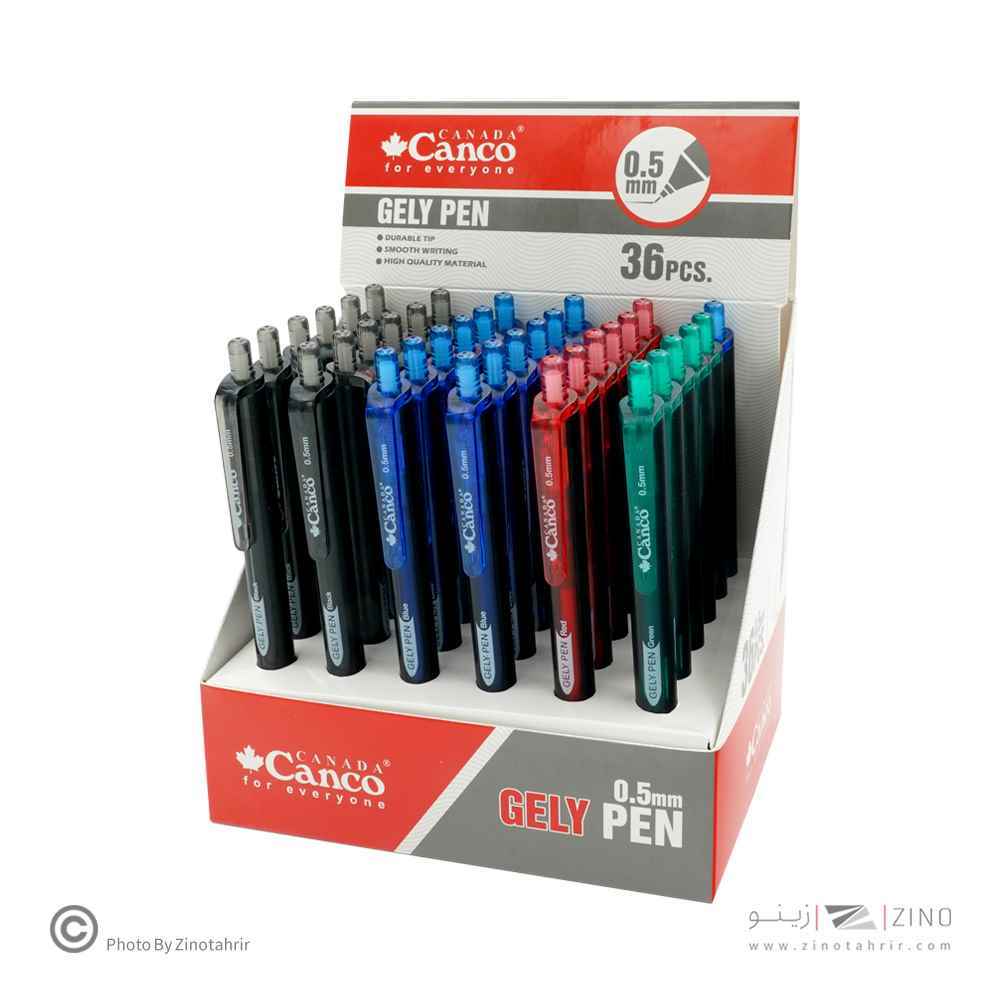 روان نویس فشاری  رنگ جور0/5 (پاور ژل) سری Gely pen کنکو 