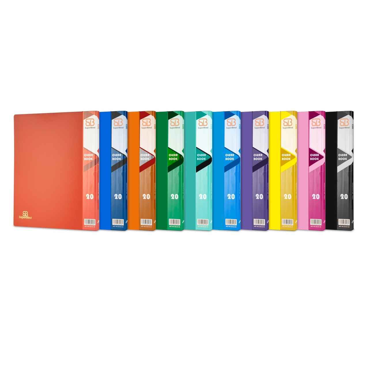 کلربوک 20 برگ A4 سوپربایند