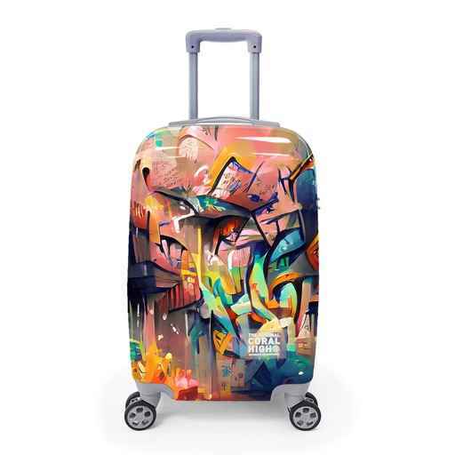 چمدان چرخ دار پلی کربنات کابین سایز34*24*24یایگان کد16534