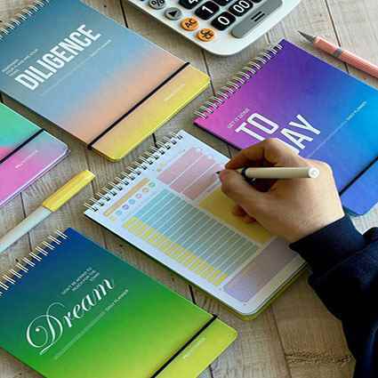 پلنر روزانه-3ماهه 14*19.5جلدسخت سیم ازبالا کشدار پیل گردینت